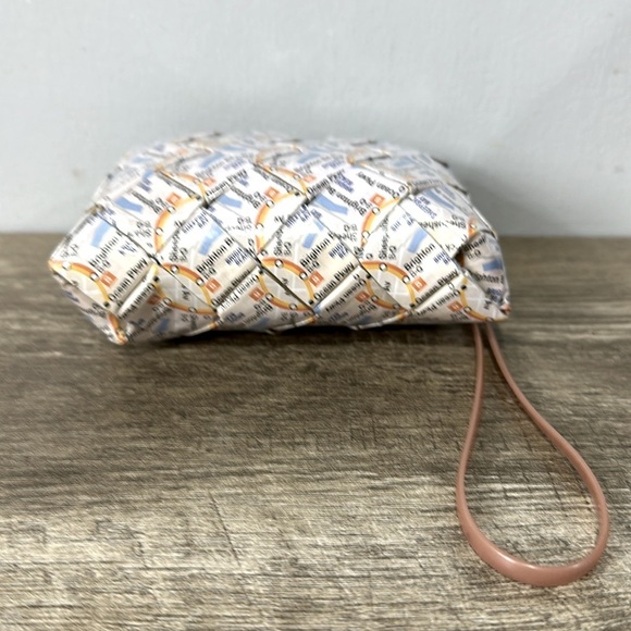 Ecoiat Wristlet Recycled Transit Maps - Picture 5 of 5